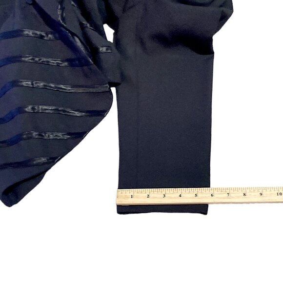 Chantelle NY Jacket Womens 18 Black Modesty Panel Secretary Church Plus Size VTG - Picture 10 of 15